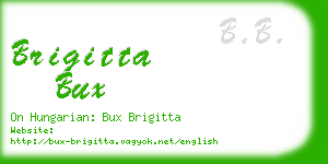 brigitta bux business card